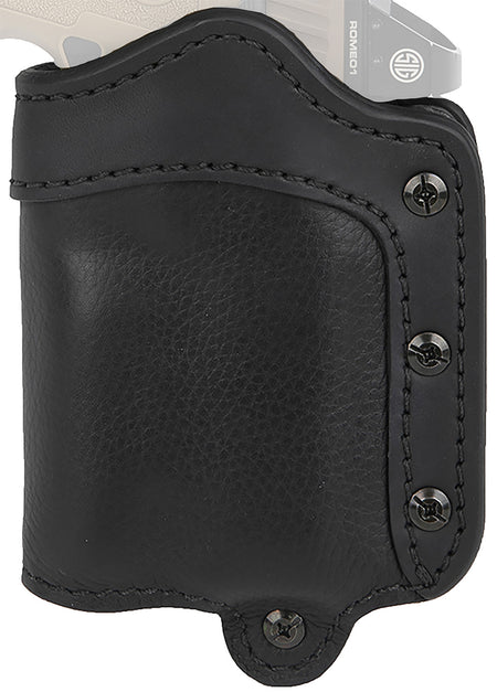 1791 Gunleather UCLB24NSBR Ultra Custom Light Bearing OWB Size 2.4 Night Sky Black Leather Belt Loop - Sig P320 RH
