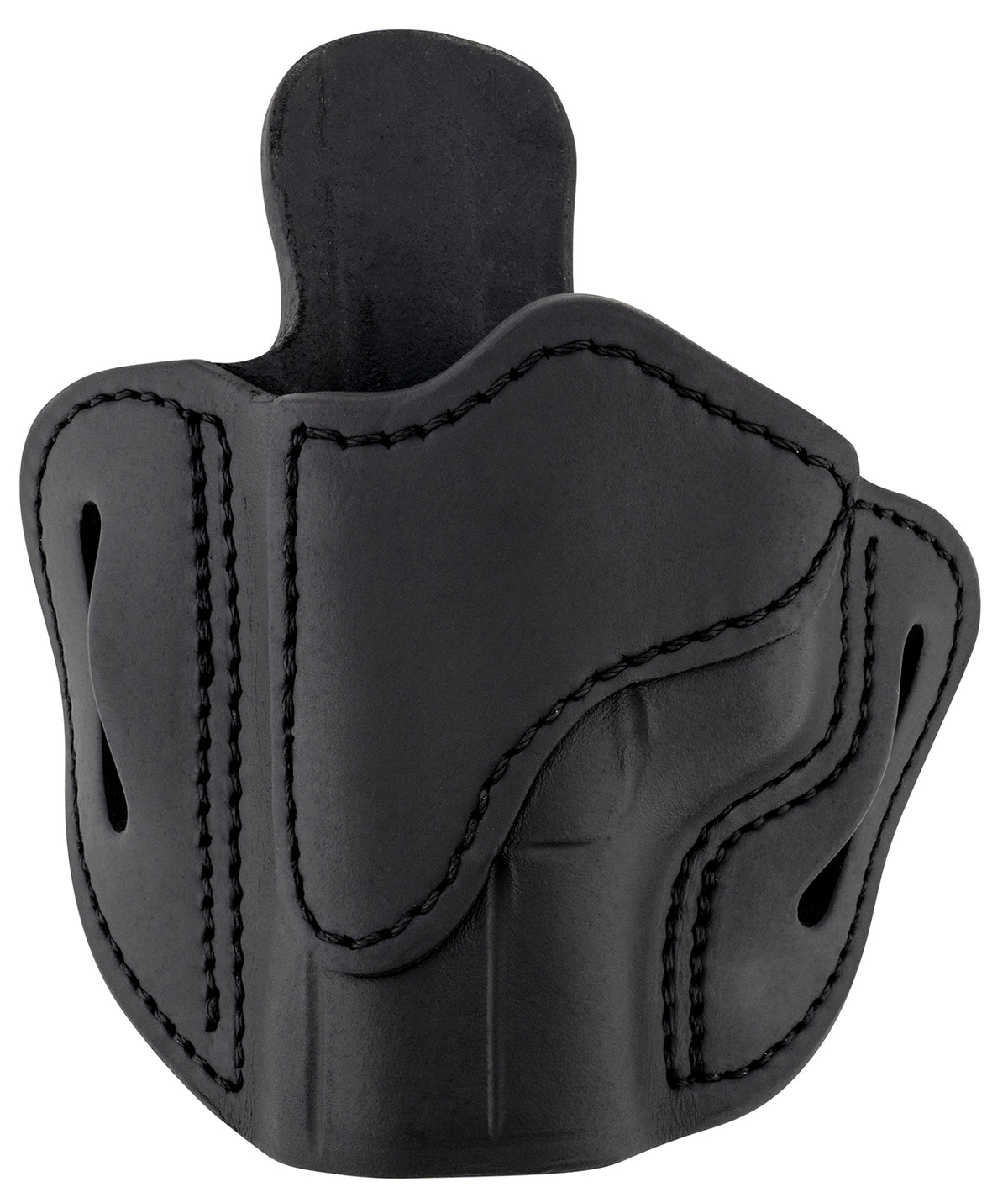 1791 Gunleather ORBH21SBLL Optic Ready OWB Size 2.1 Stealth Black Leather Belt Slide - Glock 17/XD Left Hand