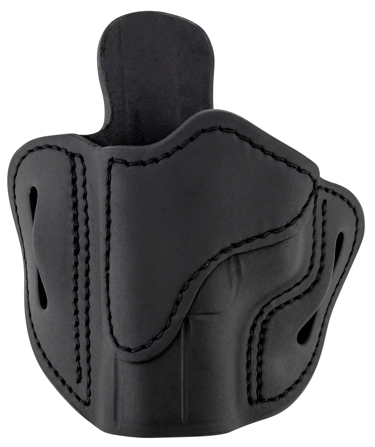 1791 Gunleather ORBH21SBLL Optic Ready OWB Size 2.1 Stealth Black Leather Belt Slide - Glock 17/XD Left Hand