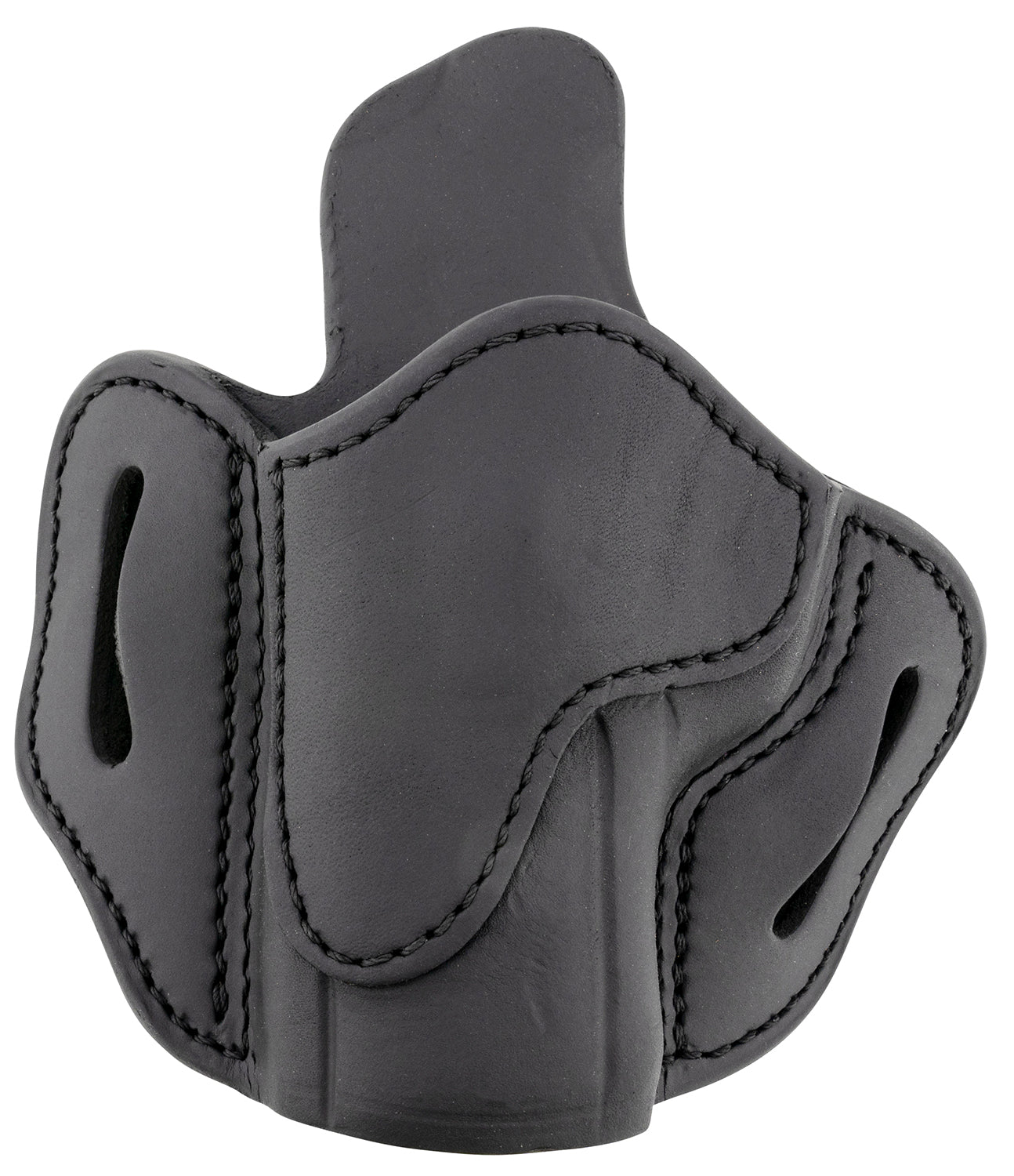 1791 Gunleather BH2.4S OWB Optic Ready Belt Slide Holster, Stealth Black Leather, Size 2.4S, Left Hand - FN 509/HK VP9SK Compatible