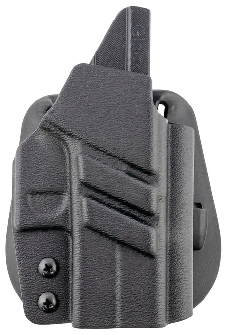 1791 Gunleather TACPDHOWBG43XMOSBLKR Tactical Kydex OWB Holster, Black Paddle, Right Hand - Fits Glock 43, 43X, 43X MOS