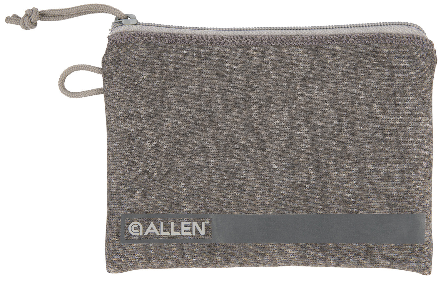 Allen 3625 Lockable Compact Handgun Pouch Gray Polyester with ID Label & Fleece Lining