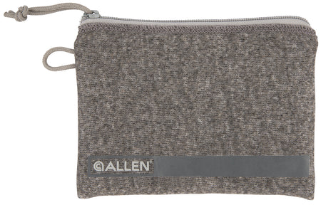 Allen 3625 Lockable Compact Handgun Pouch Gray Polyester with ID Label & Fleece Lining