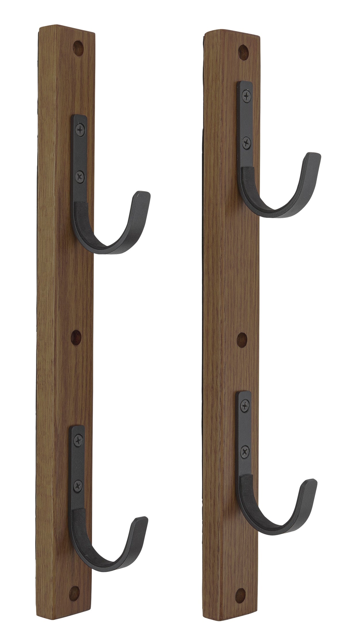 Allen 5659 Gun Collector Hardwood Base Steel Hooks 2-Gun Display Rack