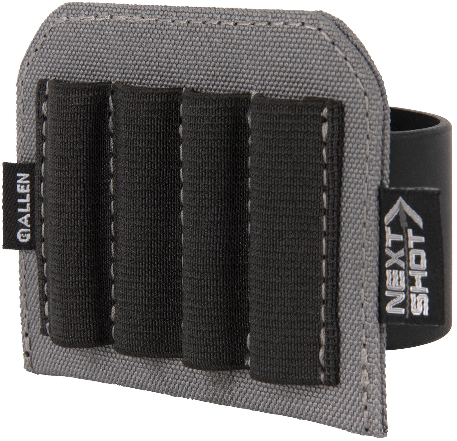 Allen 8208 Next Shot 4-Round Rifle Cartridge Carrier Black Silicone Buttstock Band