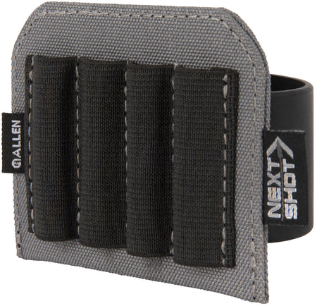 Allen 8208 Next Shot 4-Round Rifle Cartridge Carrier Black Silicone Buttstock Band