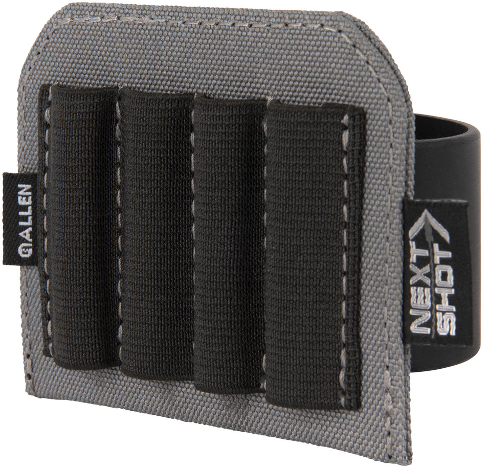 Allen 8208 Next Shot 4-Round Rifle Cartridge Carrier Black Silicone Buttstock Band