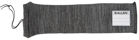 Allen 13170 Silicone-Treated Gray Knit Handgun Sock 14" with Writeable ID Label