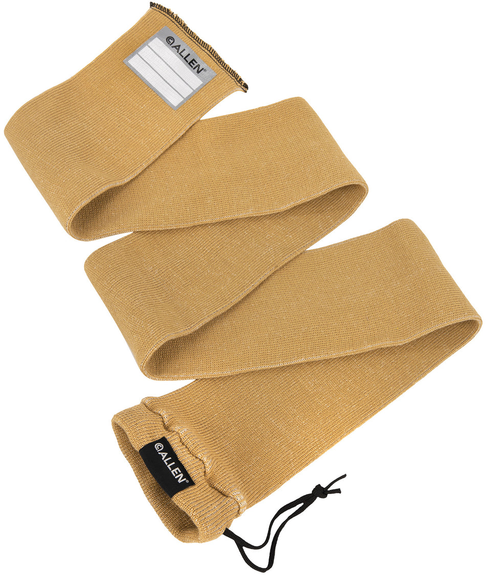 Allen 13172 Silicone-Treated Coyote Knit Gun Sock 52" for Rifles with Scope or Shotguns