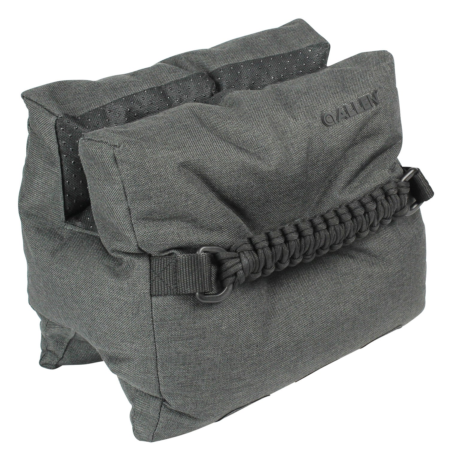 Allen Eliminator 18416 Prefilled Front Bag Shooting Rest Gray Polyester Paracord Handle Cartridge Carrier