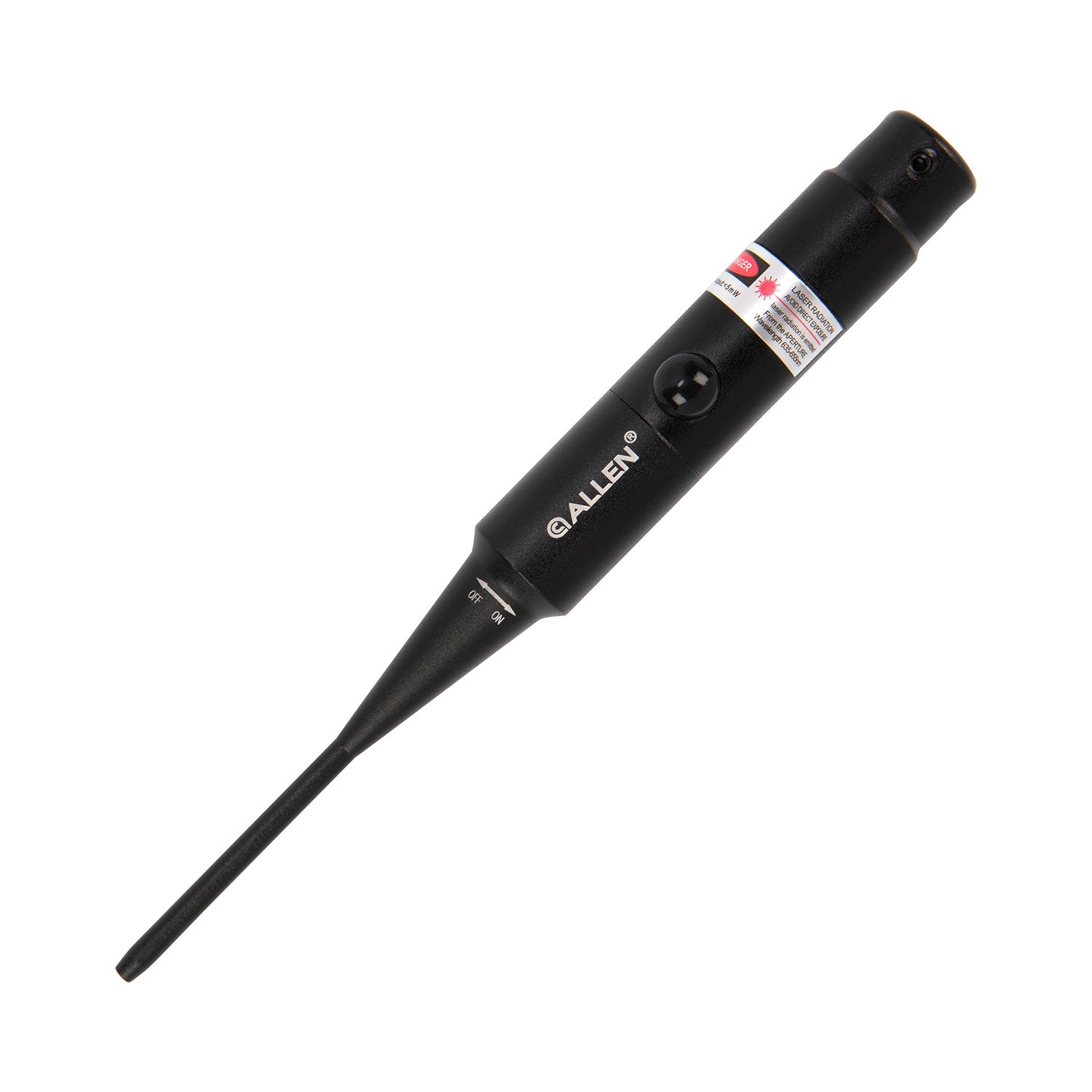 Allen 70648 X-Ring Laser Bore Sighter Black Steel Fits .177-.50 Cal and 12/20-Gauge