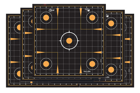 EZ-Aim 1531410 Splash Reactive Adhesive Sight-In Grid Target, 12"x12", 10 Pack