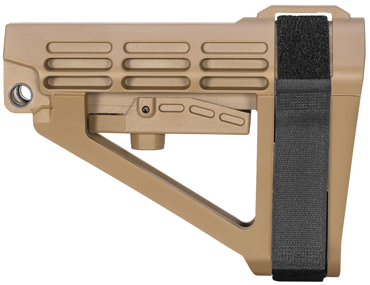 SB Tactical SBA4X02SB SBA4 X Flat Dark Earth 5-Position Adjustable Brace AR-Platform