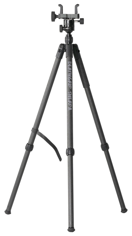 Bog-Pod 1168229 DeathGrip Sherpa Carbon Fiber Tripod with Removable Spike Feet