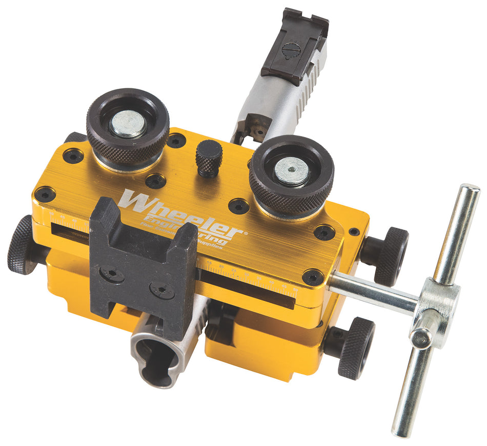 Wheeler Armorers Pistol Sight Adjustment and Installation Tool, Yellow