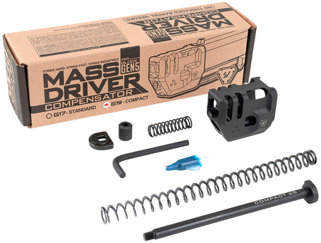 Strike Industries G5MDCOMPC MDC Black Compensator with Recoil Spring & Guide Rod for Glock 19 Gen 5