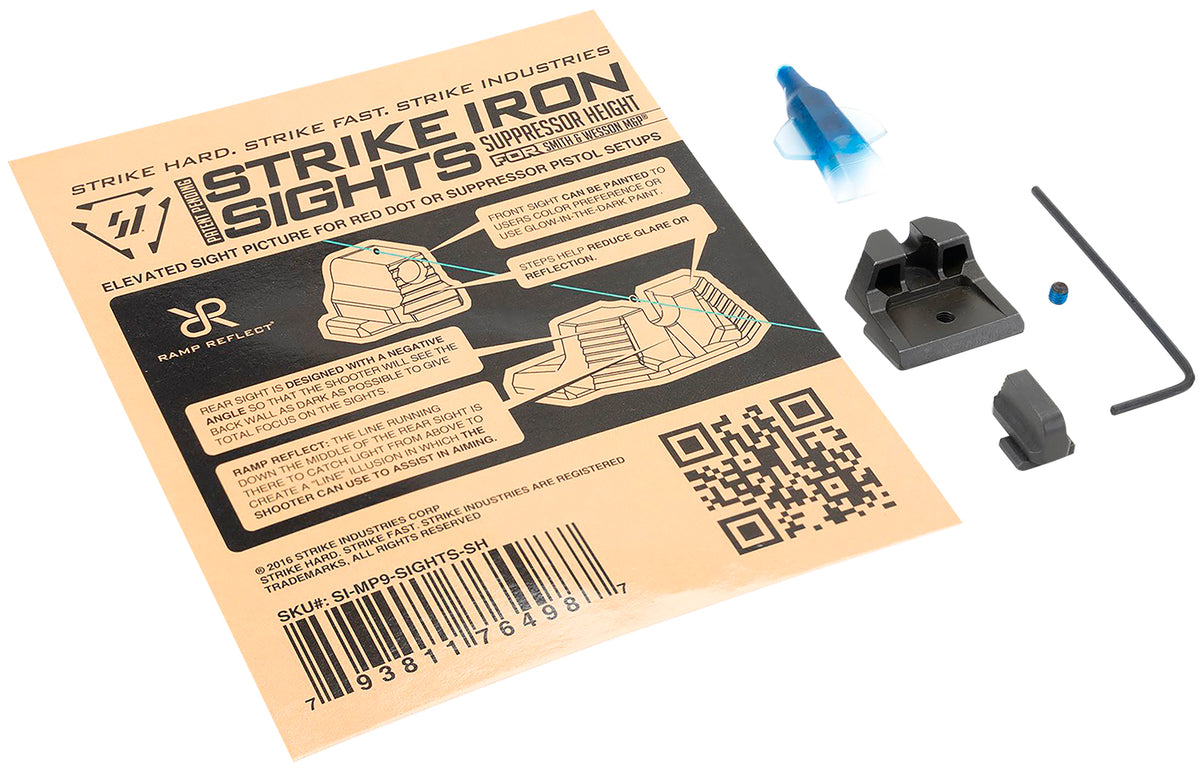 Strike Industries Suppressor Height Iron Sights for Smith & Wesson M&P / M&P M2.0