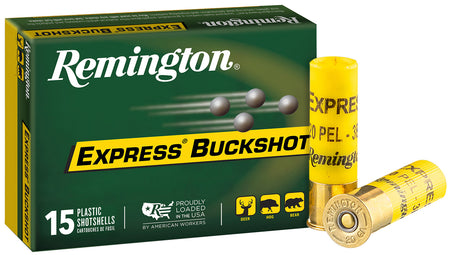 Remington 20 Gauge Shotgun Shells Express 20 Pellets #3 Buck 1-1/8 oz 2.75 in