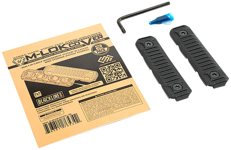 Strike Industries AR-CM-COVER-L-BK M-Lok Long Cable Management Cover Black 3.14 Inch