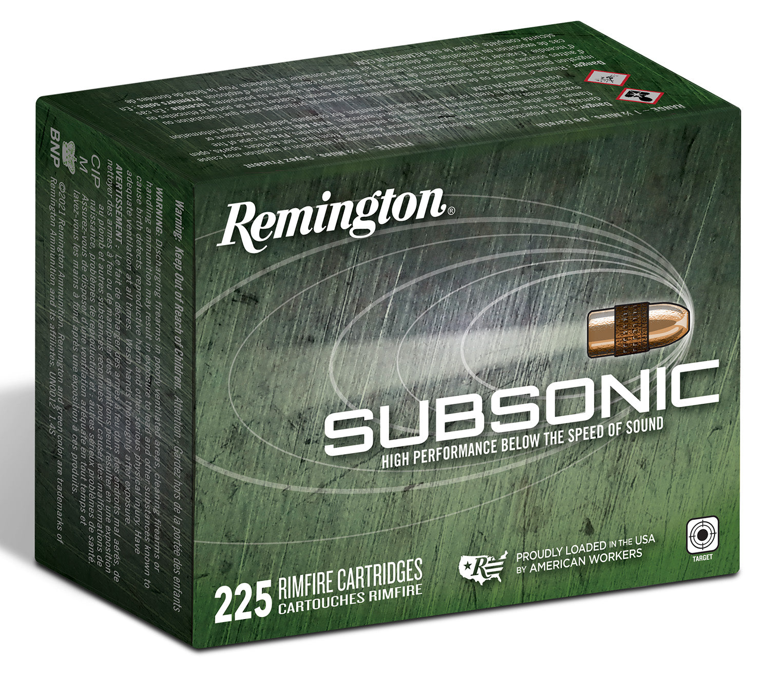 Remington .22 Long Rifle 21249 Subsonic Hollow Point HP 40 Grain