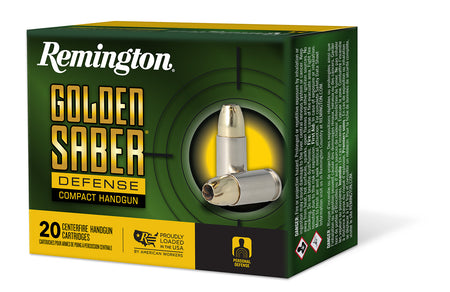 Remington .38 Special 27617 Golden Saber Brass Jacket Hollow Point 125 Grain