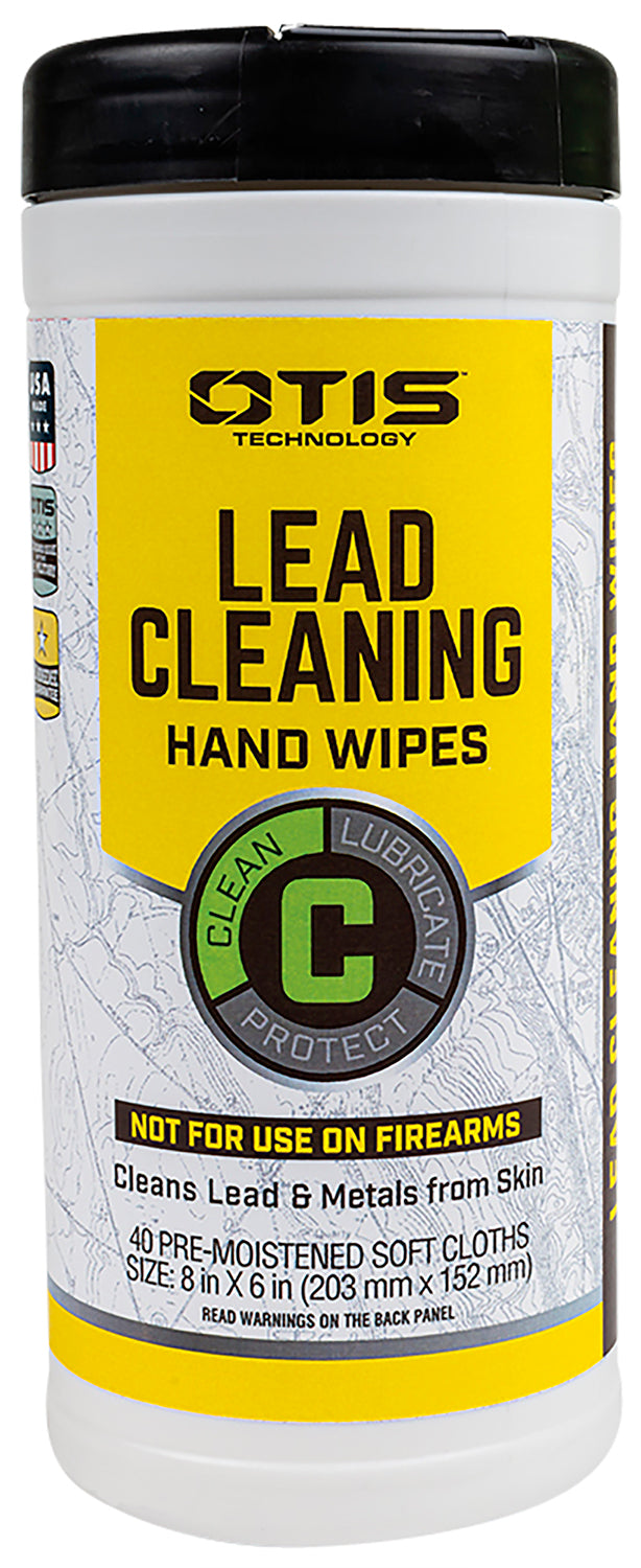 Otis FG40CLRW Lead & Metal Cleaning Hand Wipes 40 Count Can