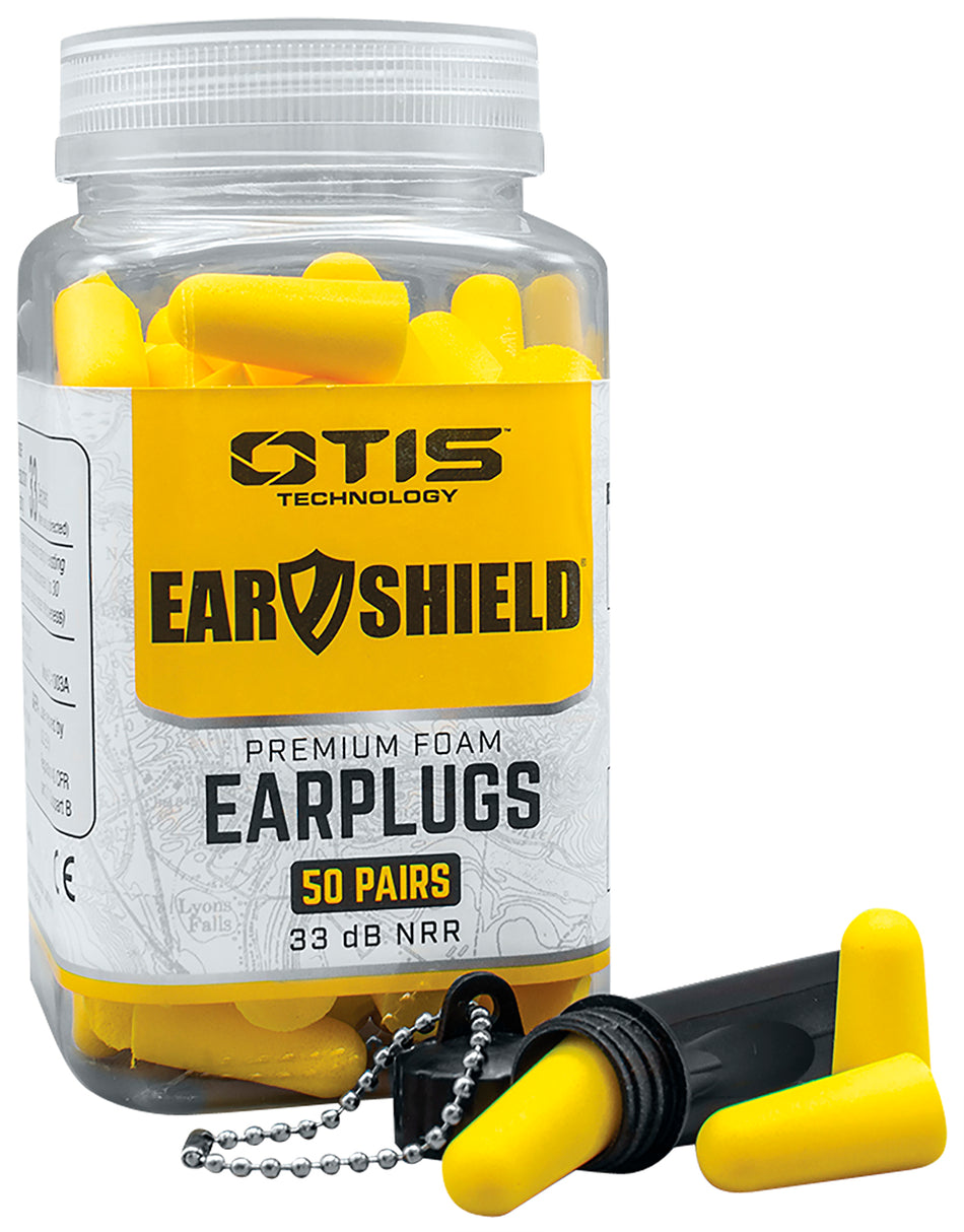 Otis FGESHFPNC50 Premium Foam Ear Plugs 33 dB Yellow 50-Pair Canister