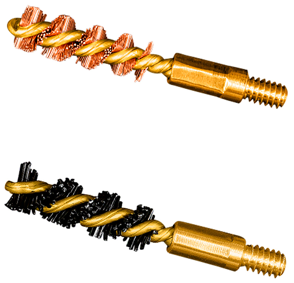 Otis FG317NB 17 HMR/.177 Cal Bore Brush Set Bronze/Nylon 5-40" Thread 2-Pack