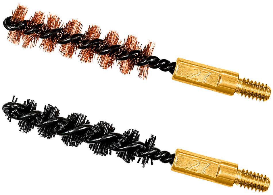 Otis FG327NB Caliber-Specific Bore Brush Set 270/7mm/6.8mm 8-32" Thread Bronze and Nylon 2 Per Package