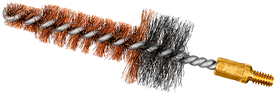 Otis FG368HT 7.62mm Chamber Brush for AR-10 Rifle 8-32" Thread Bronze and Steel Bristles 1" Long