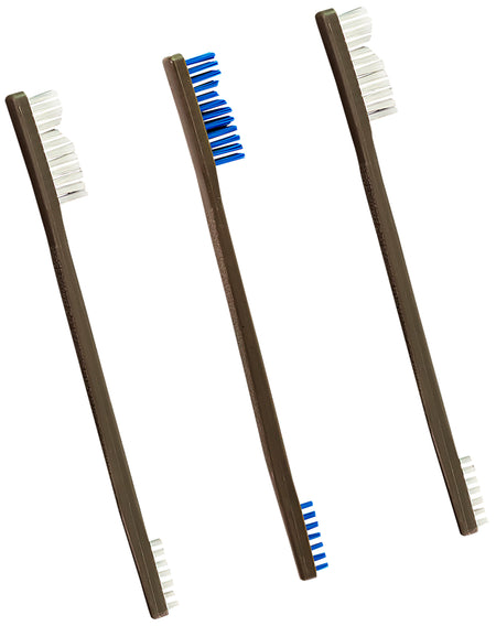 Otis FG316NB3 AP Nylon Cleaning Brush Set Double-End 3-Piece Pack
