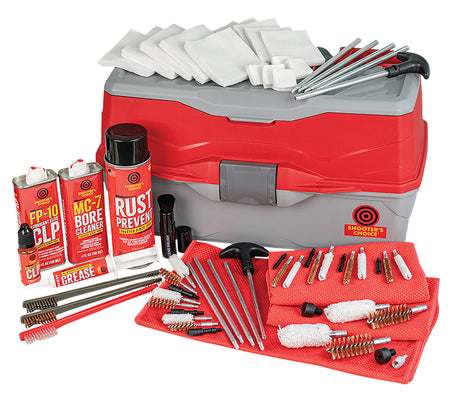 Shooters Choice Bullseye Box 900MC Universal Multi-Caliber and 12 Gauge Cleaning Kit