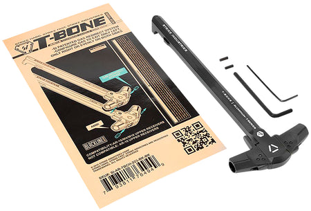 Strike Industries AR-TBCH-223-BK-BK Black T-Bone Latchless Charging Handle .223/5.56 AR-15
