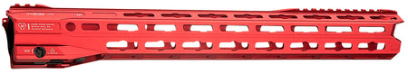 Strike Industries GridLok Lite Red 17" M-LOK Rail with QD Detach for AR-15