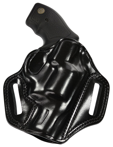 Galco Combat Master CM834B OWB Black Leather Pancake Holster for Glock 48 / 48 MOS / M&P Shield EZ 9mm RH