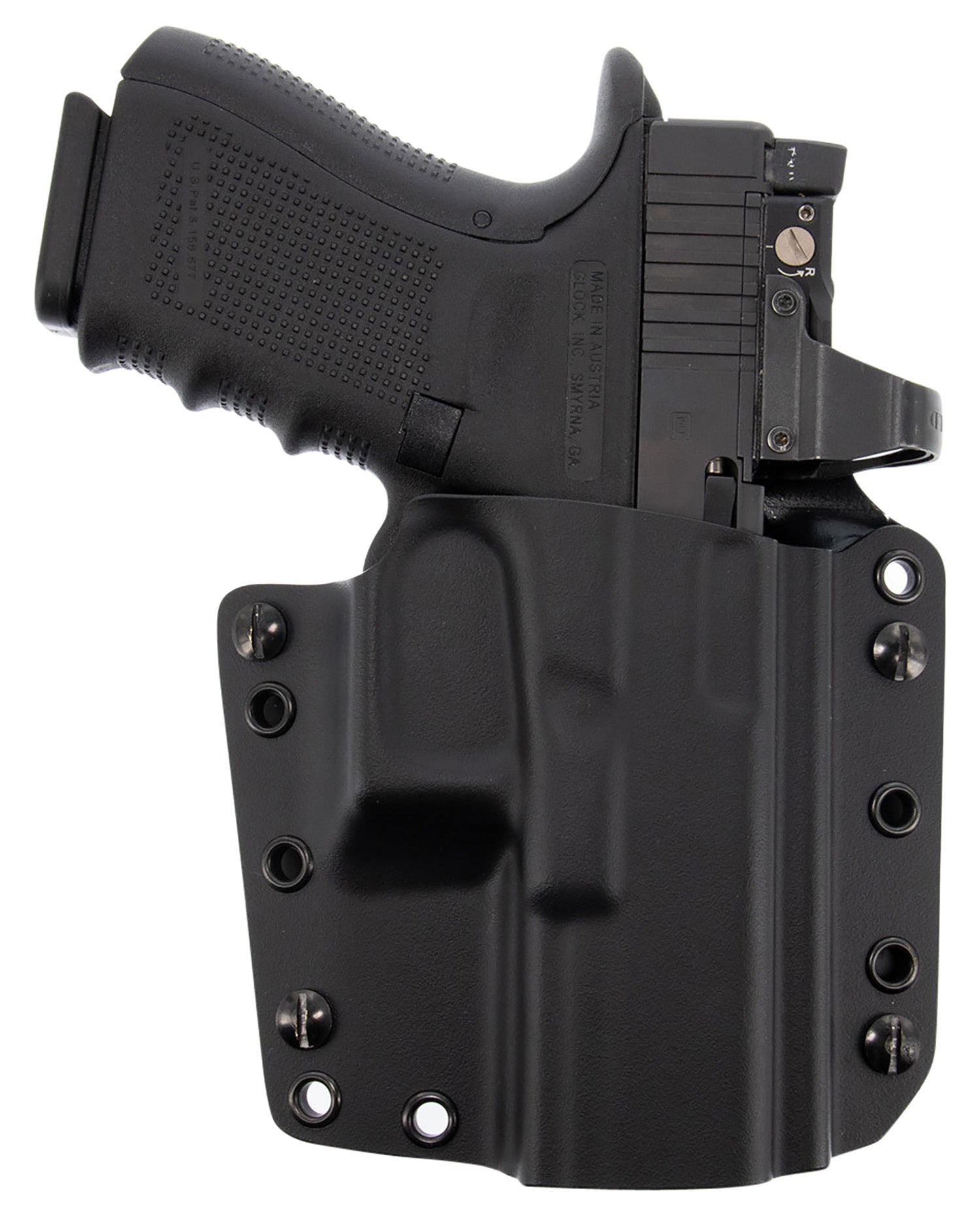 Galco Corvus CVS226RB Black Kydex IWB OWB Belt Loop Holster for Glock 19 Gen1-5 / 19X / 23 Right Hand