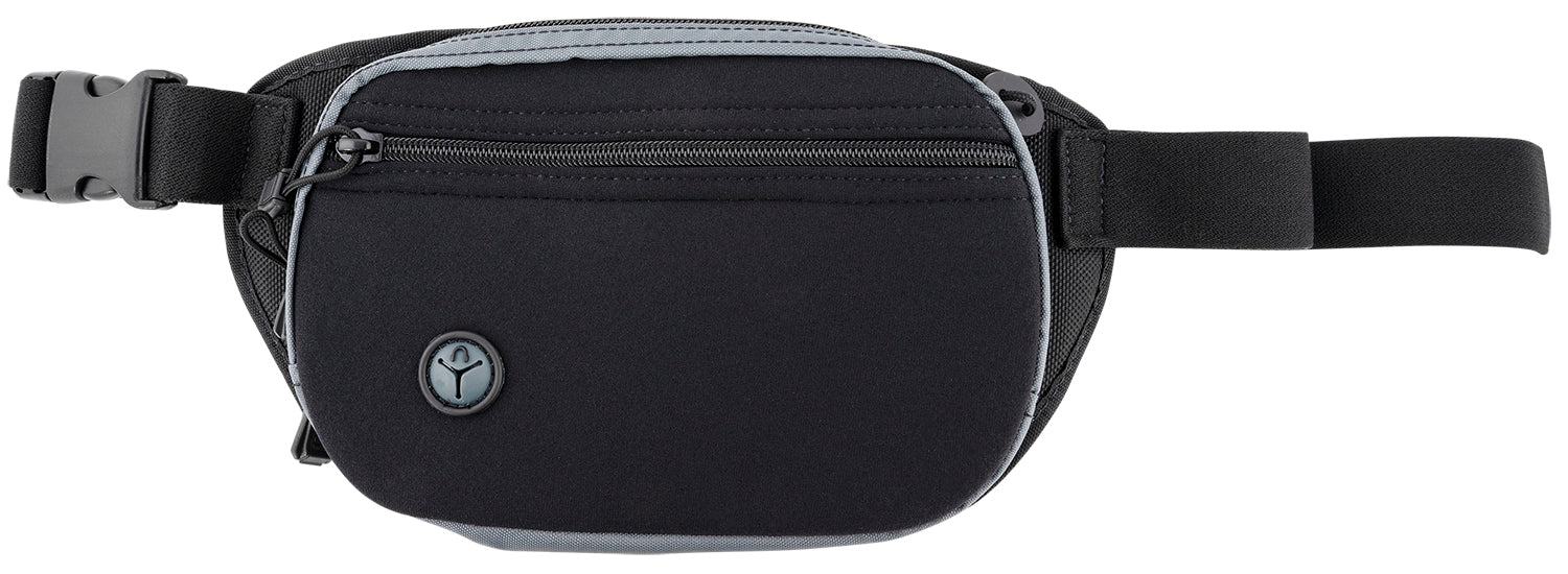 Galco FasTrax PAC FTPRGBC Compact Neoprene Waistpack Holster Black/Gray Fits Glock 32 S&W M&P Shield Ambidextrous