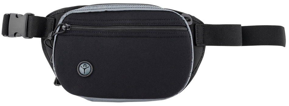 Galco FasTrax PAC FTPRGBC Compact Neoprene Waistpack Holster Black/Gray Fits Glock 32 S&W M&P Shield Ambidextrous