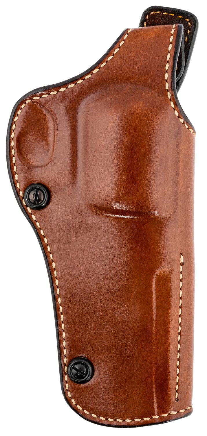 Galco PHX334 Phoenix Tan Leather OWB Belt Slide Holster for Ruger GP100 and S&W L Frame Right Hand