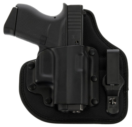 Galco QTC800RB QuickTuk Cloud Inside Waistband Black Kydex Nylon Holster for Glock 43 S&W M&P Shield EZ Springfield Hellcat Right Hand