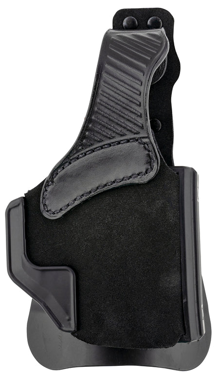 Galco W2800RB Wraith 2.0 Outside Waistband Black Leather Paddle Holster for Glock 43X Springfield Hellcat and Taurus GX4 Right Hand