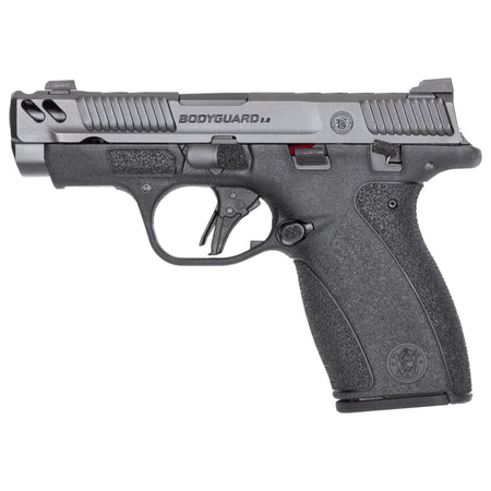 S&W Bodyguard 2.0 PC 14417 .380 Auto Pistol, 3.1" Barrel, 10/12-Round, Gray/Black w/ Thumb Safety