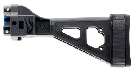 SB Tactical SBT5A Folding Brace Black with SBT Logo - HK MP5K, SP5K & SP89 Clones