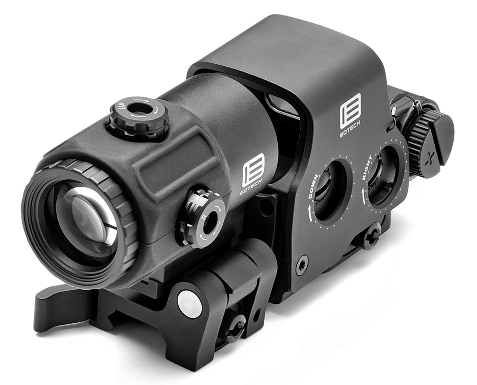 Eotech HHSVI HHS VI EXPS G43 Magnifier Matte Black 1x 3x 1 MOA Dot 68 MOA Ring