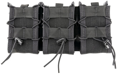 High Speed Gear 45TA00BK Triple TACO Shingle Rifle Magazine Pouch Black MOLLE Compatible