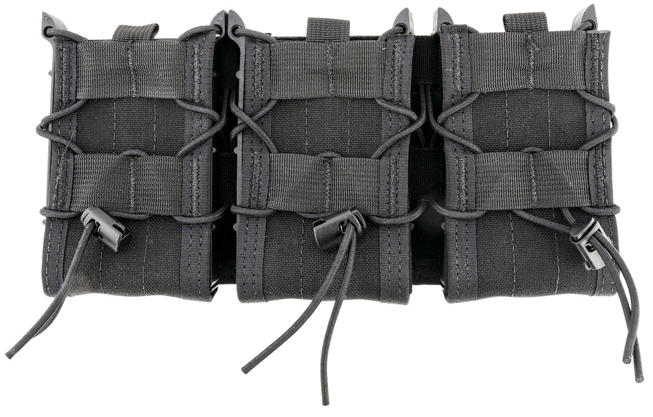 High Speed Gear 45TA00BK Triple TACO Shingle Rifle Magazine Pouch Black MOLLE Compatible