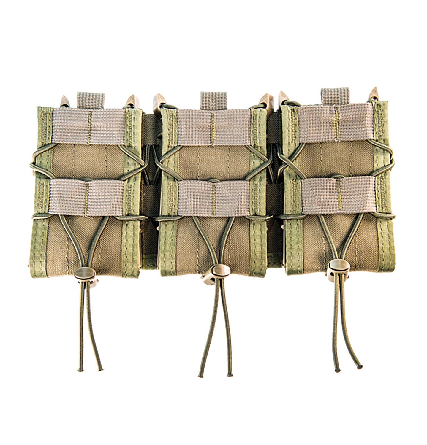 High Speed Gear 45TA00OD Triple TACO Shingle Rifle Magazine Pouch OD Green MOLLE Compatible