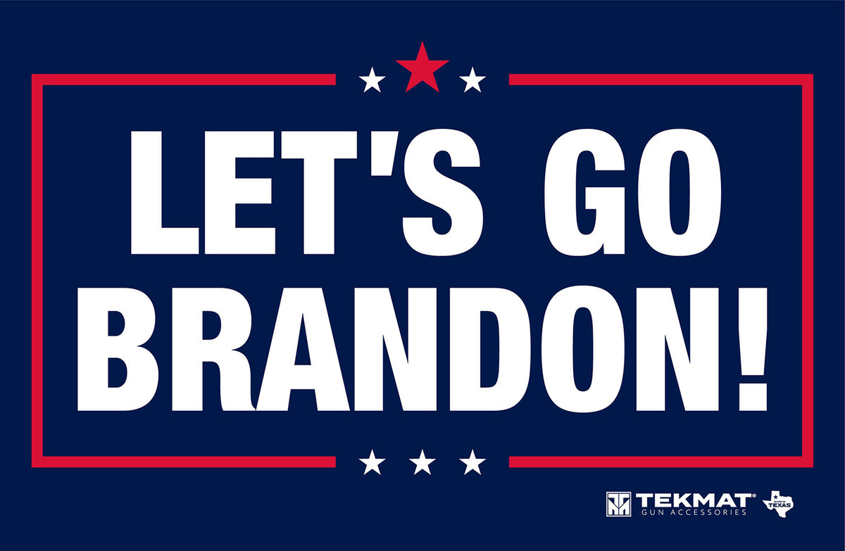 TekMat TEKR17BRANDON Let's Go Brandon Gun Cleaning Mat 11x17 Inch Rubber