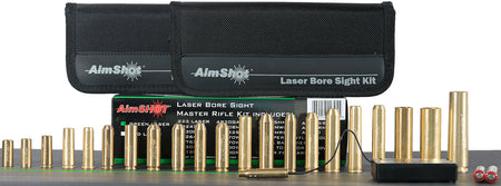 AimShot Green Laser Multi-Caliber Bore Sight Master Kit 532nM 16 Arbors