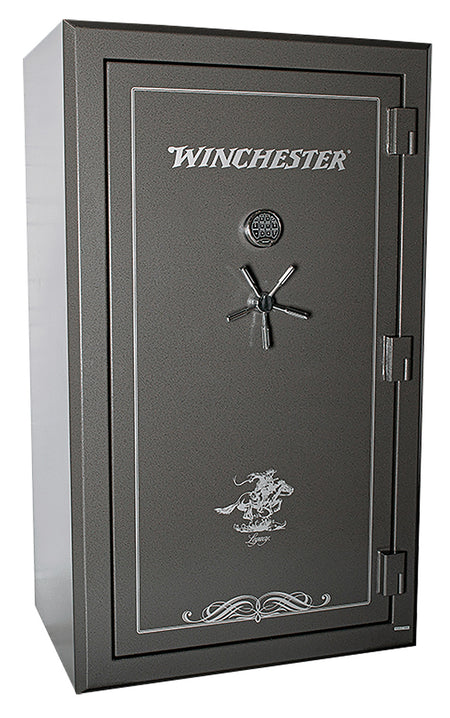 Winchester Safes Legacy 53 Electronic Entry Black Powder Coat 10 Gauge Steel Holds Up to 51 Long Guns Fireproof- Yes